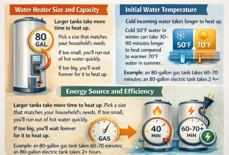Factors That Affect Water Heater Heating Time
