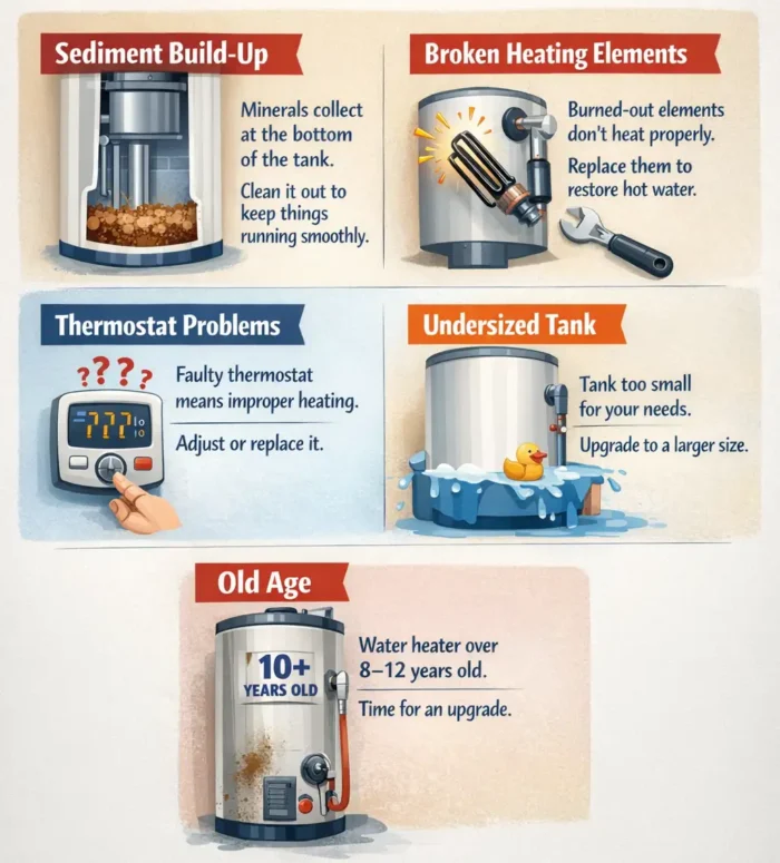 Why is my hot water taking so long to heat?