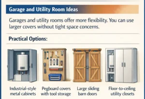 hiding tankless water heater in Garage and Utility Room Ideas