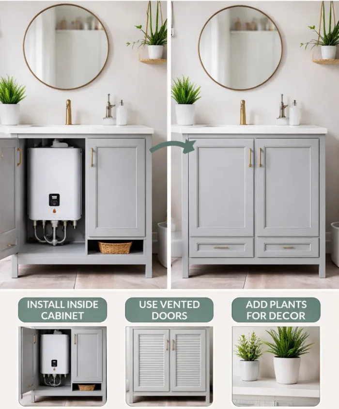 How to Hide Your Water Heaters in Bathroom