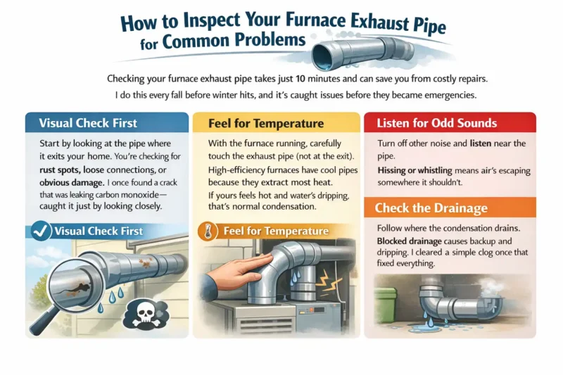 How to Inspect Your Furnace Exhaust Pipe for Common Problems