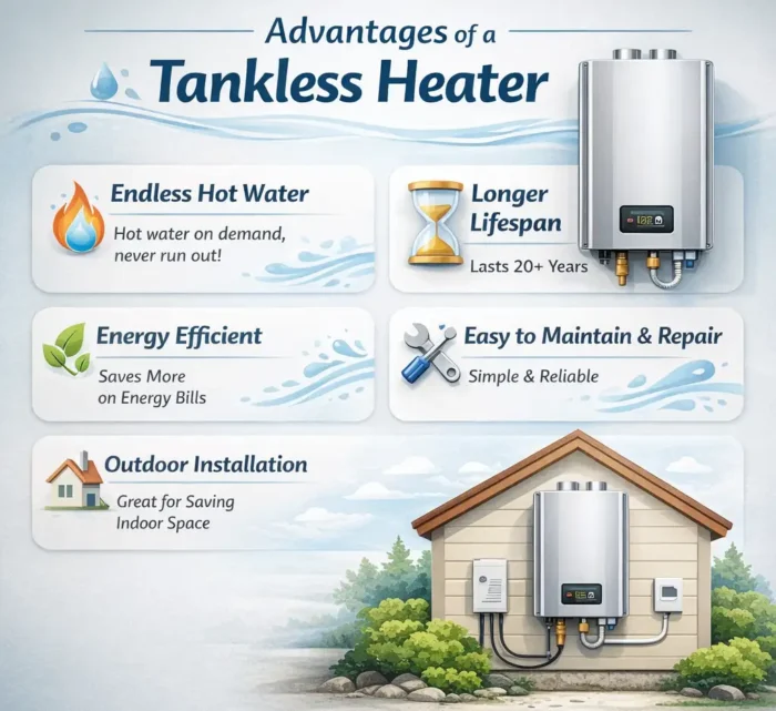 Advantages of a Tankless Heater