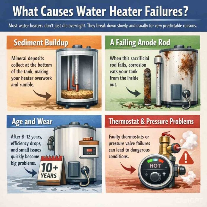 What Causes Water Heater Failures?