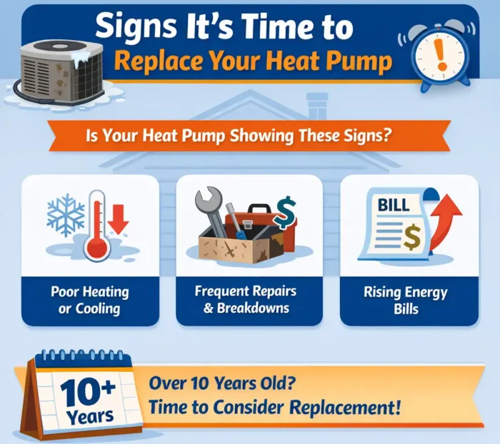 Signs it’s time to replace your heat pump