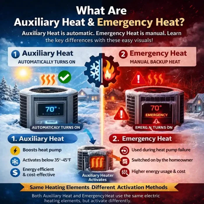 What Are Auxiliary Heat & Emergency Heat?
