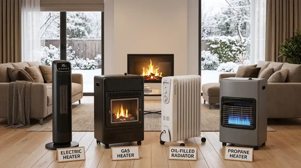 types of heater