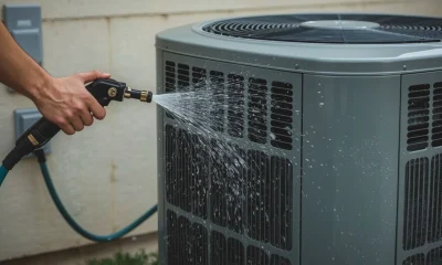 can i clean my ac unit with a hose